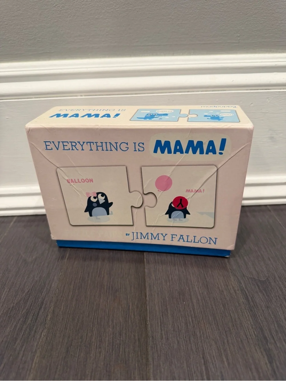 Everything Is Mama! Kids Animal Puzzle by Jimmy Fallon Pink & Blue Baby Toddler